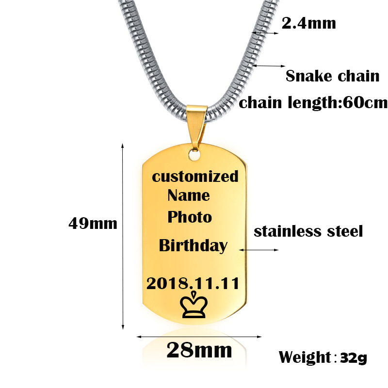 Customized Necklace Engrave Na - Party Games Name ulasan dan harga